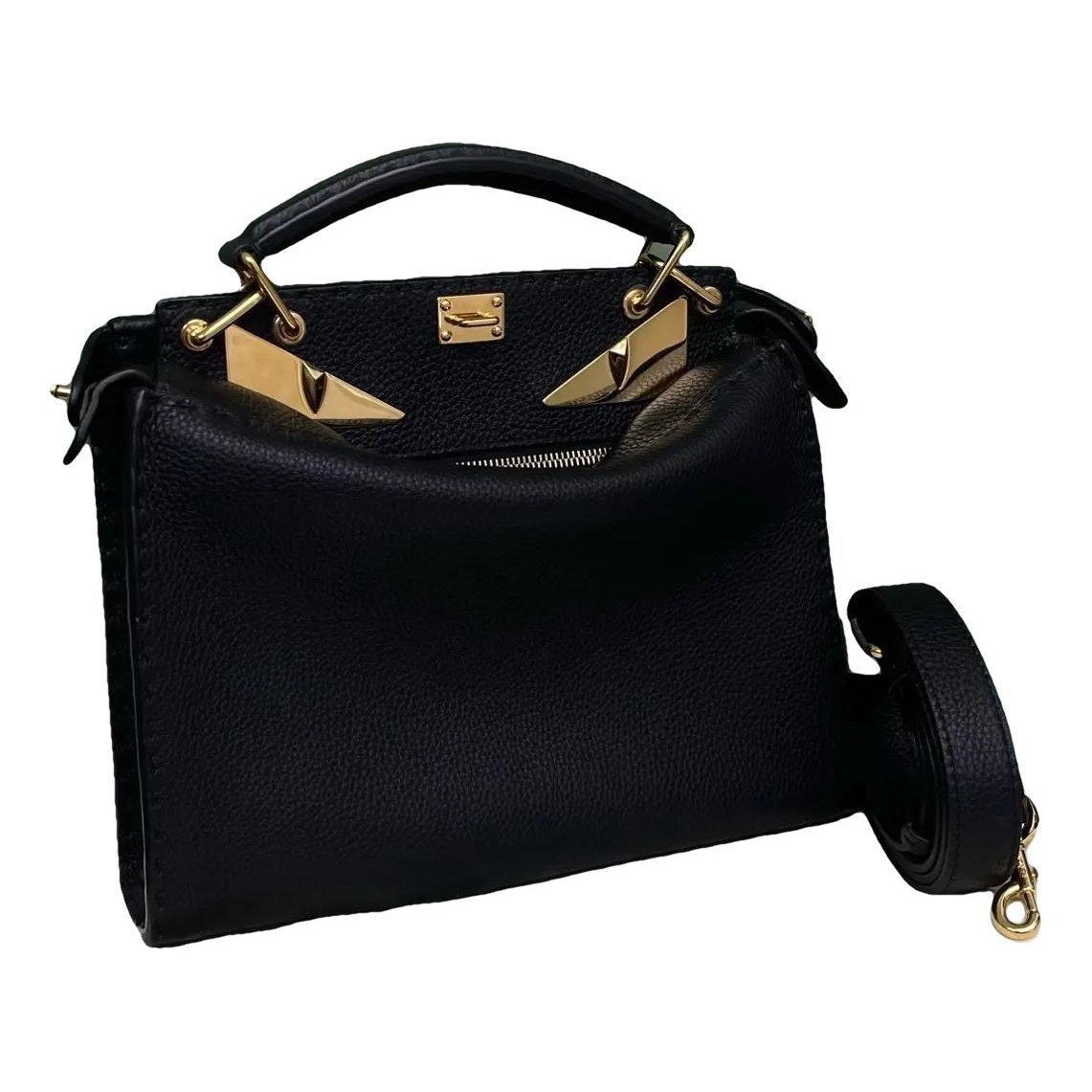 Peekaboo leather crossbody bag