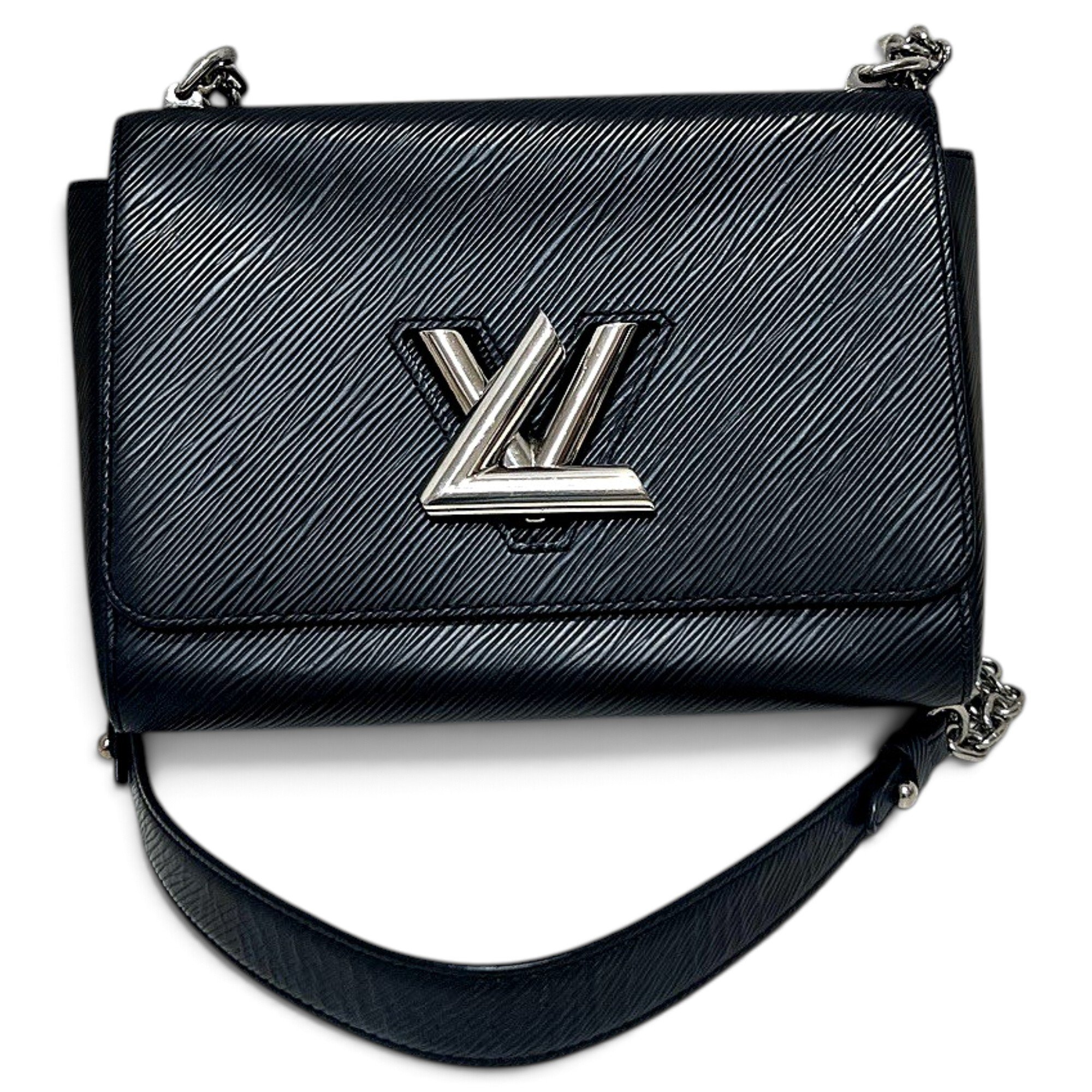 Twist leather handbag