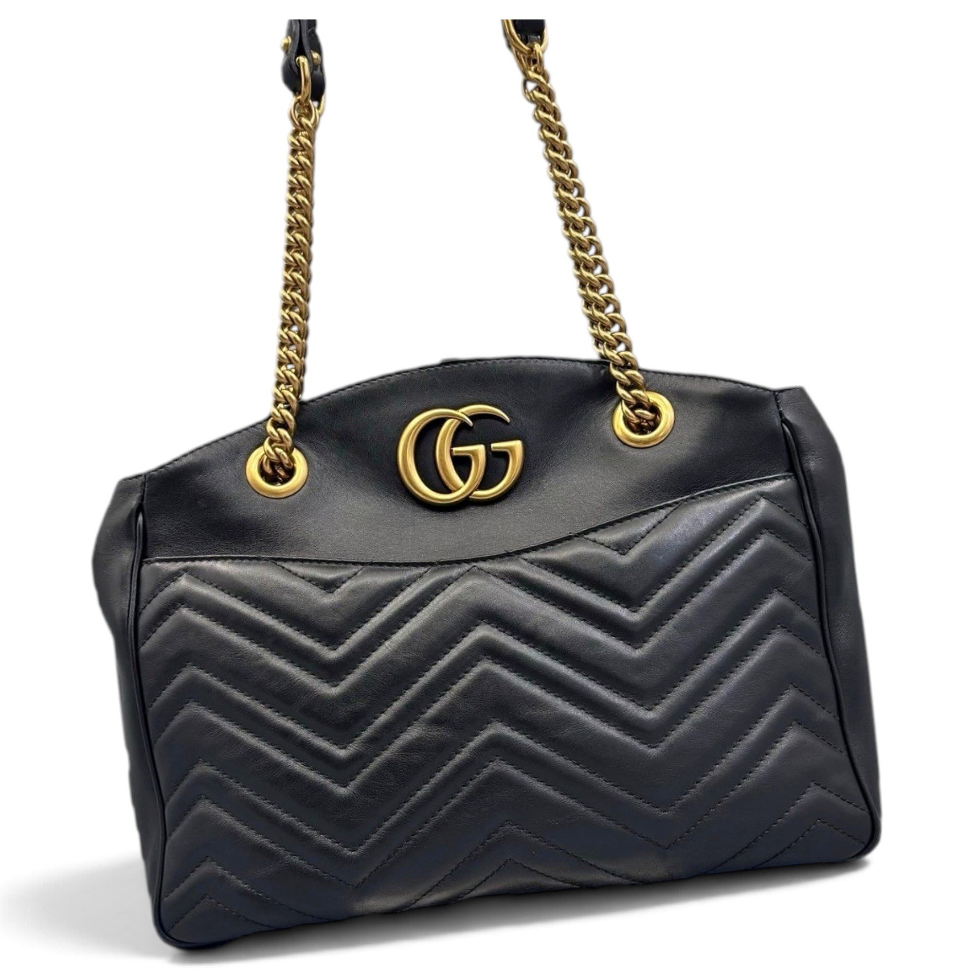 GG Marmont Chain Matelasse leather handbag