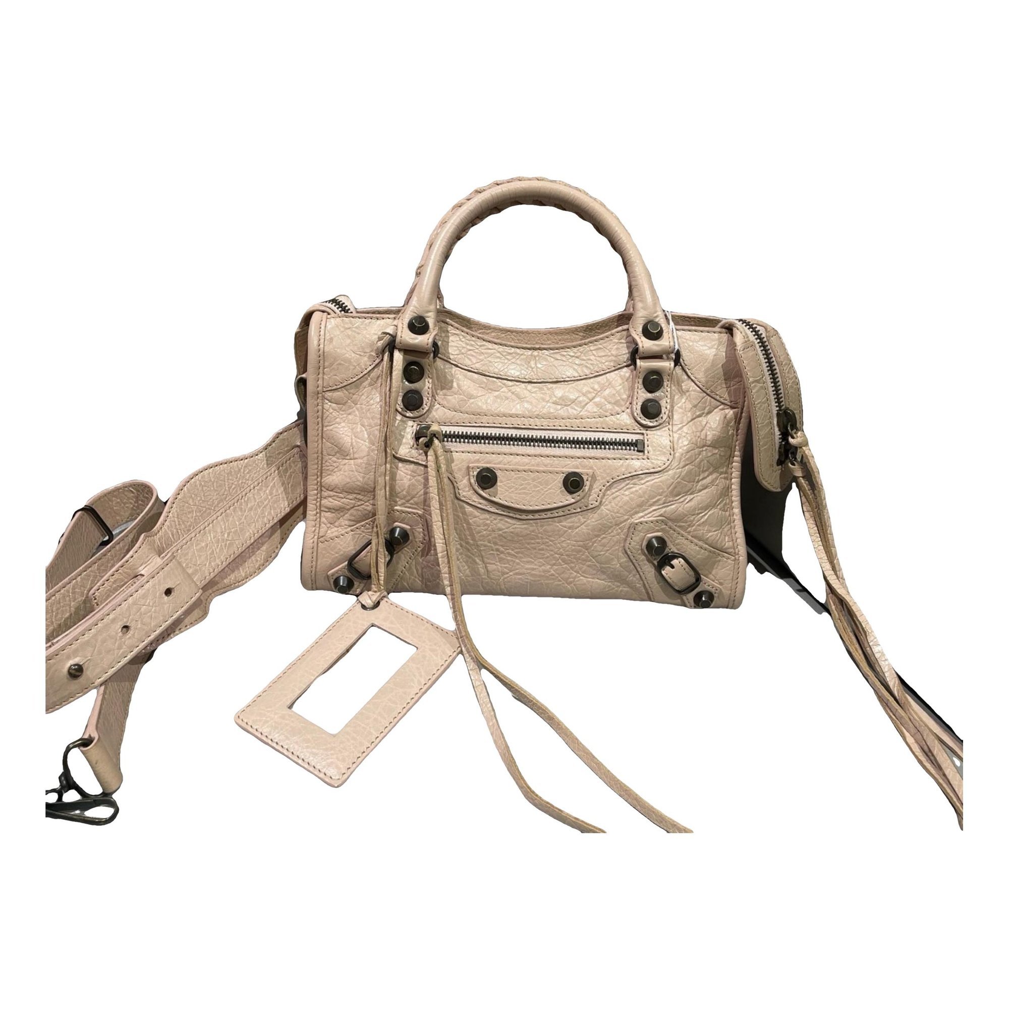 City leather bag