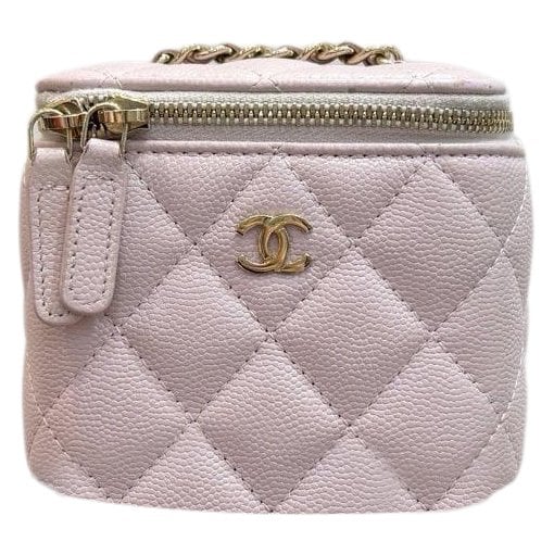 Trendy CC Vanity leather handbag