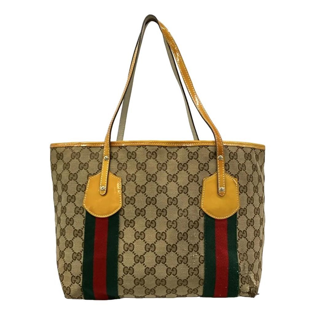 Leather tote
