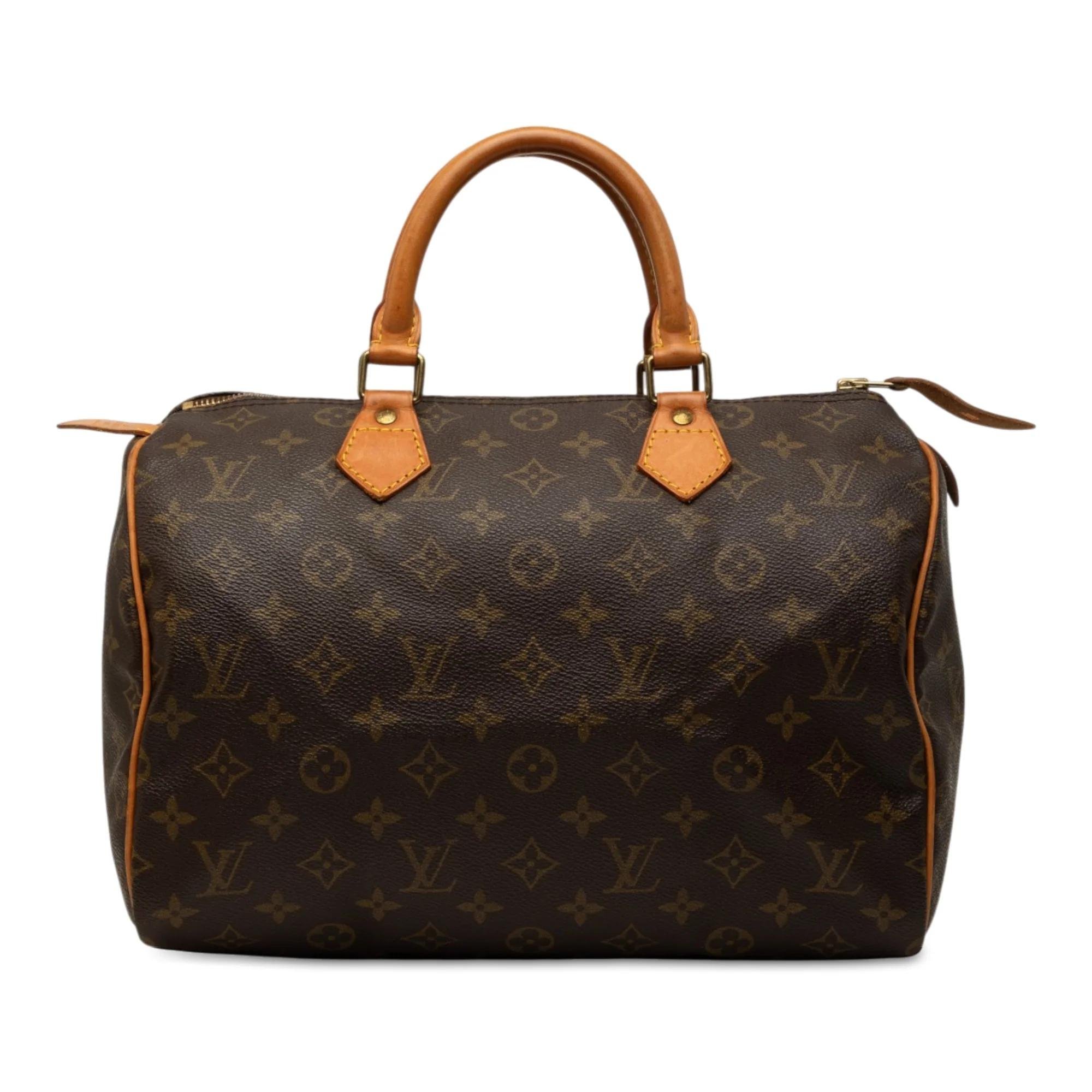 Speedy leather bag