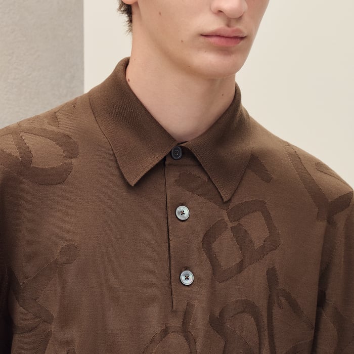 Caramel "Calligraphie Equestre" Polo Shirt
