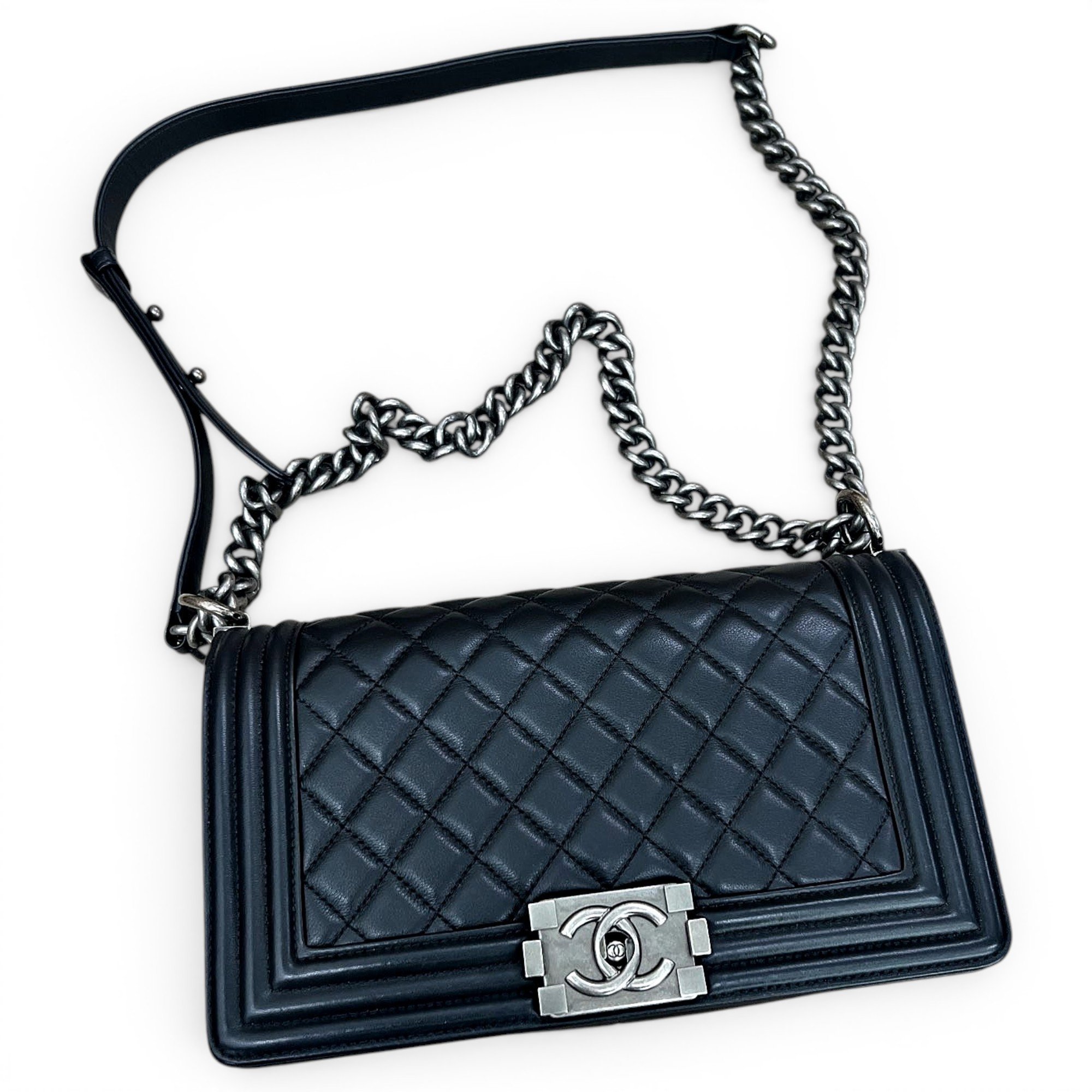 Boy leather handbag