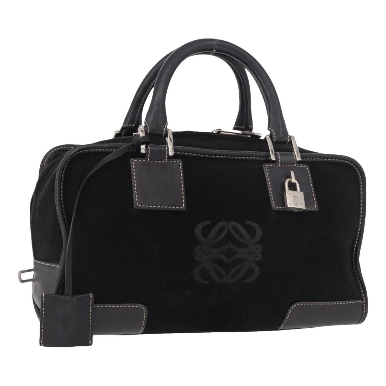 Anagram leather handbag