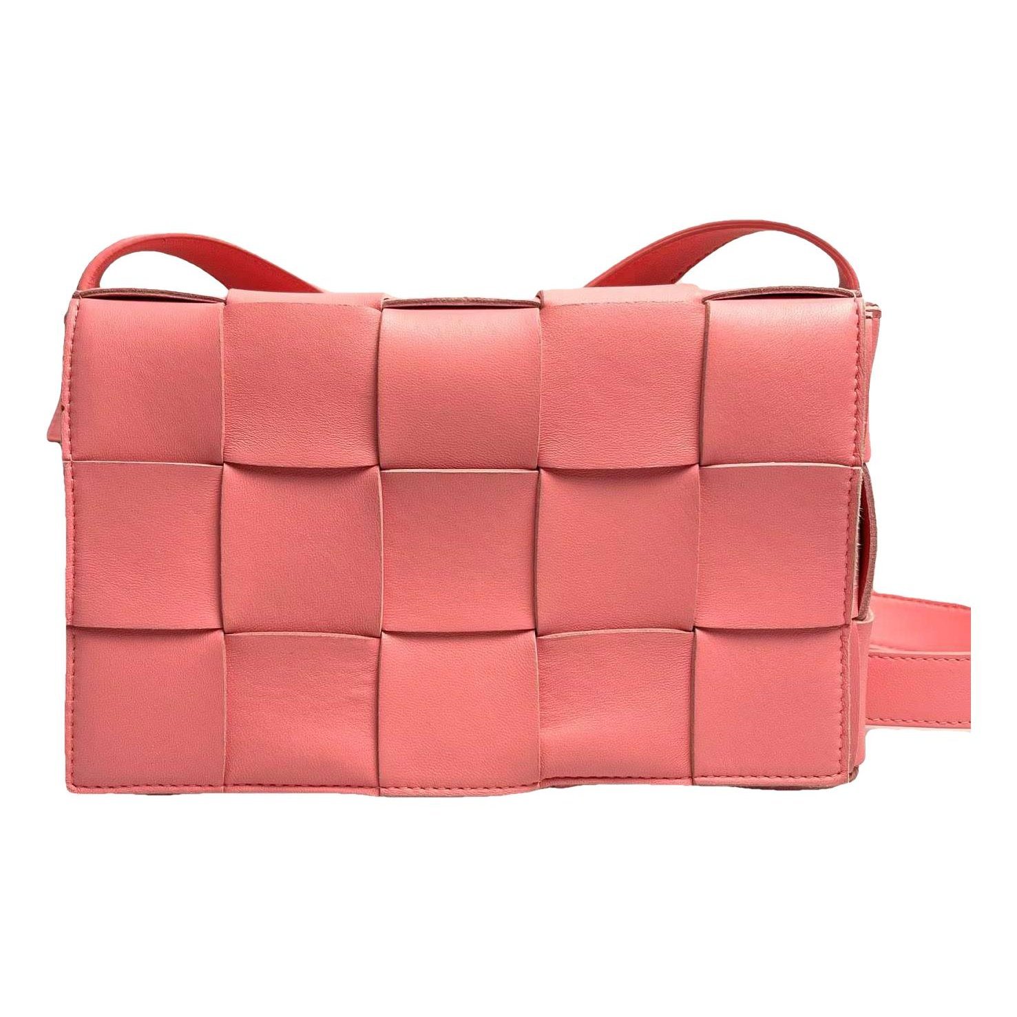 Cassette leather handbag