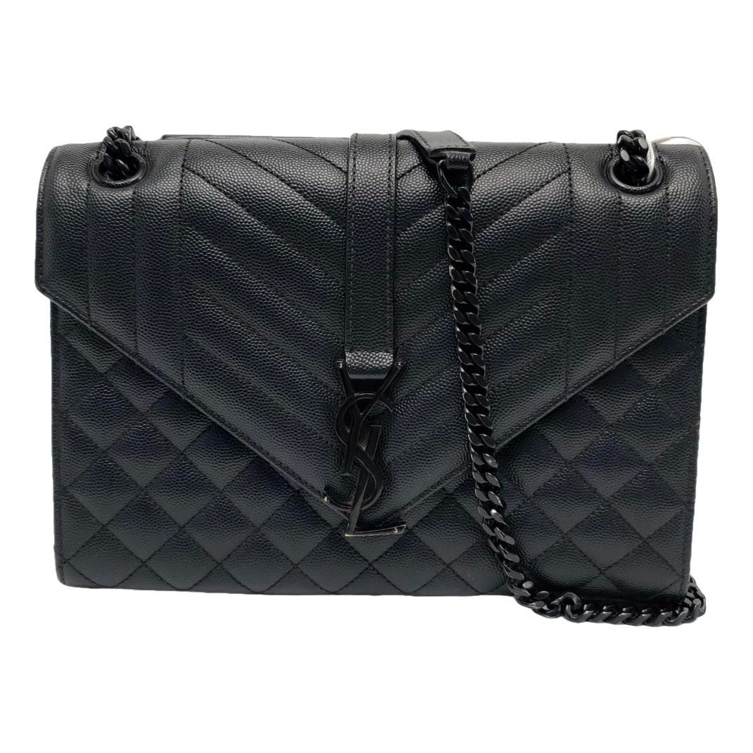 Envelope leather crossbody bag
