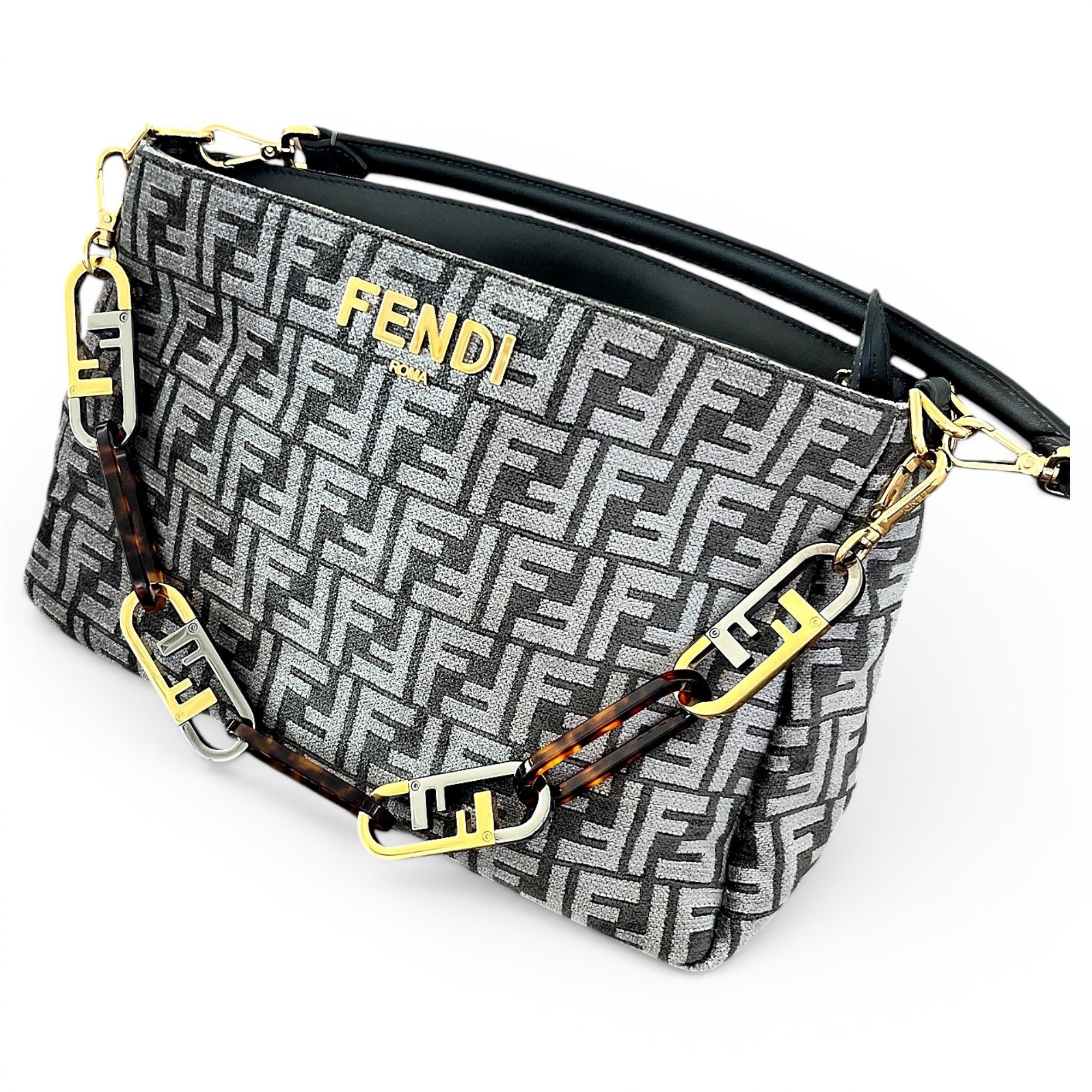 O'Lock Swing velvet handbag