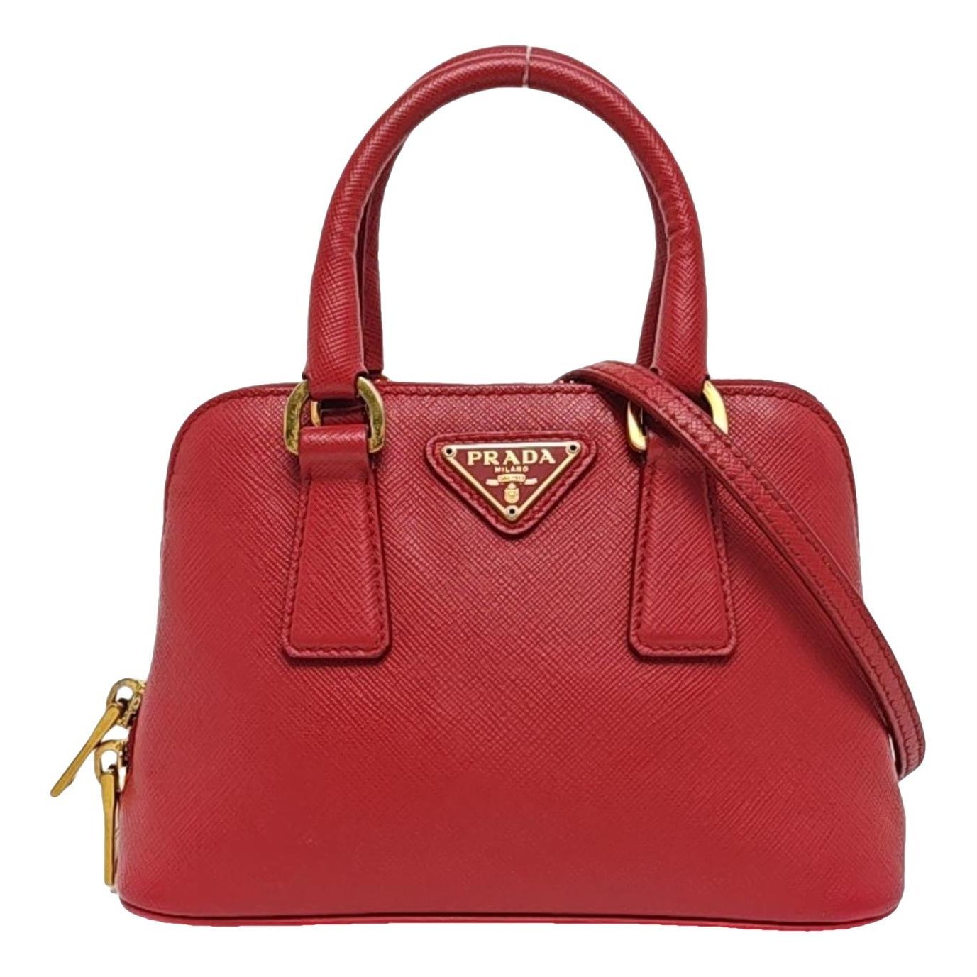 Promenade leather handbag