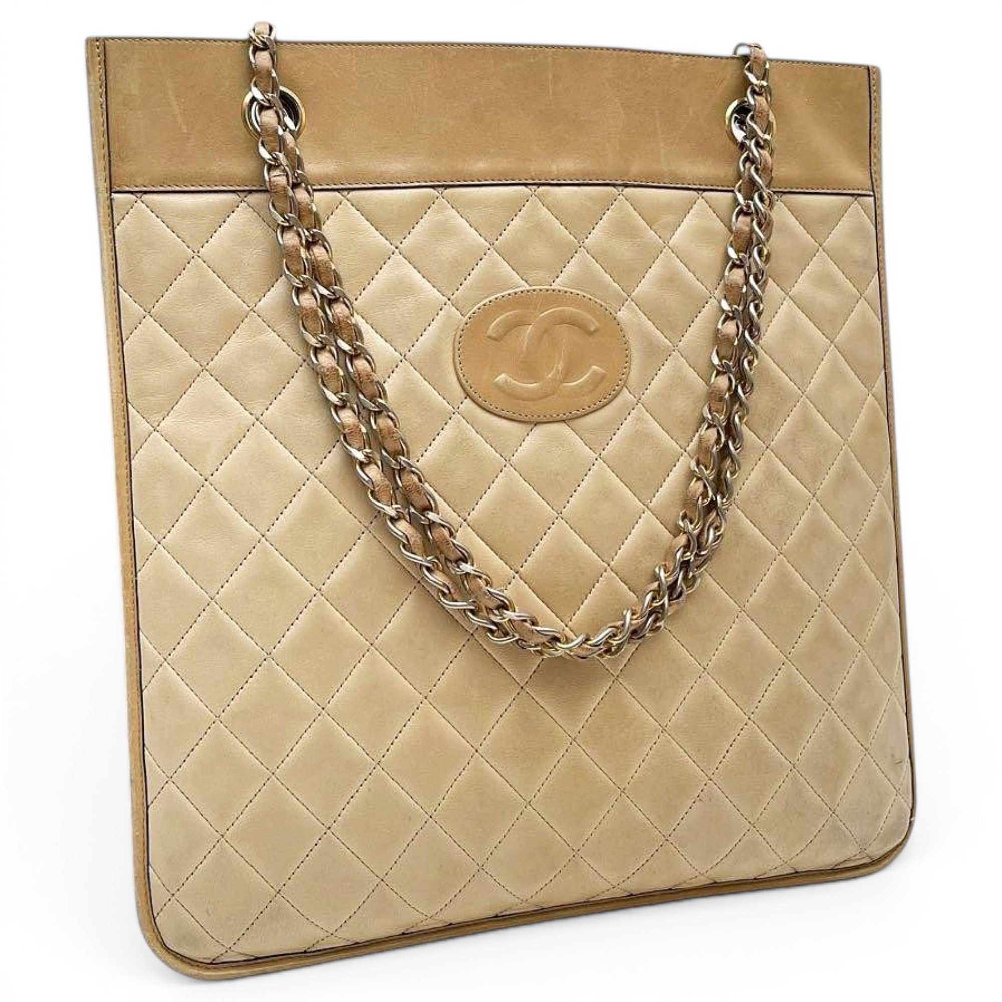 Leather tote