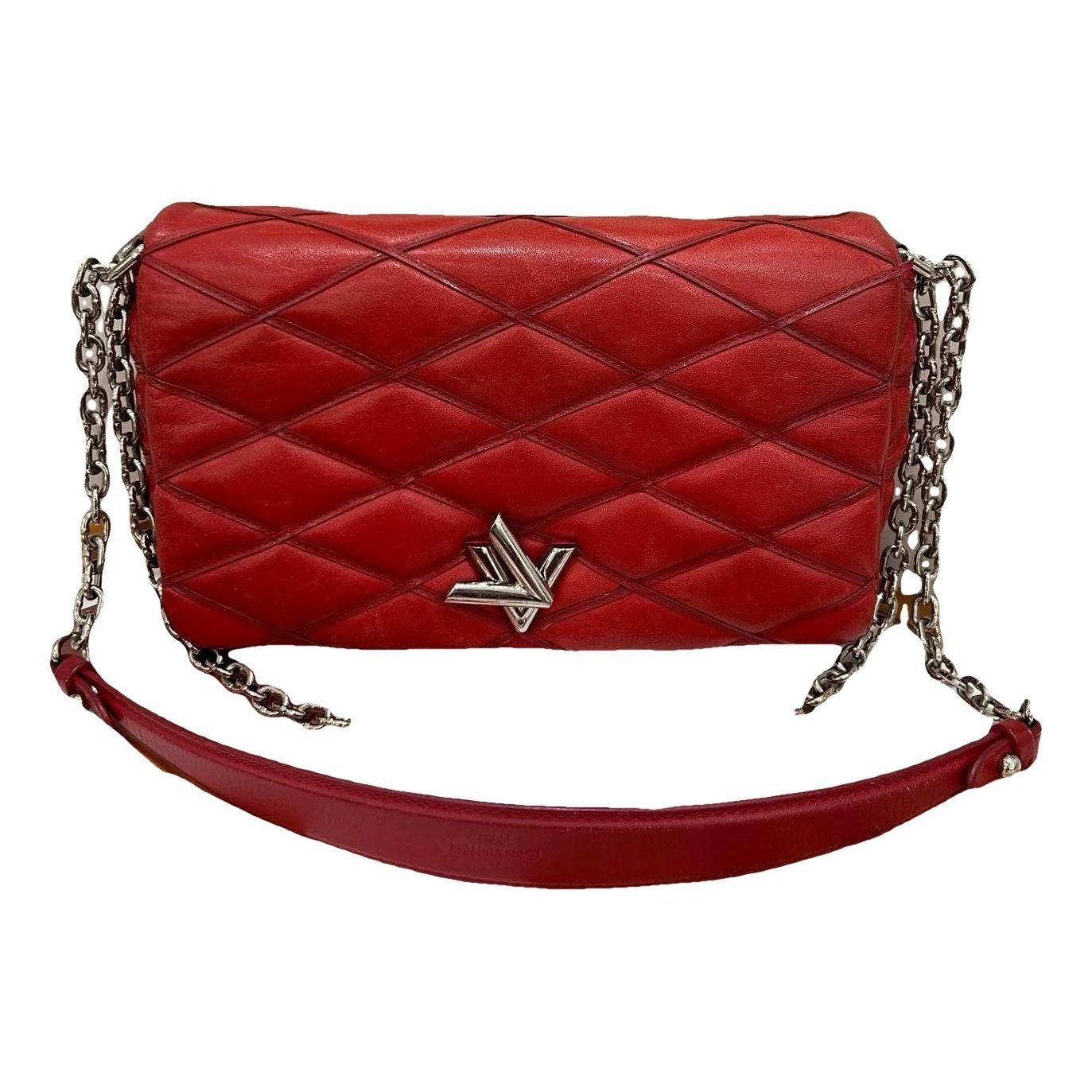 Twist leather handbag