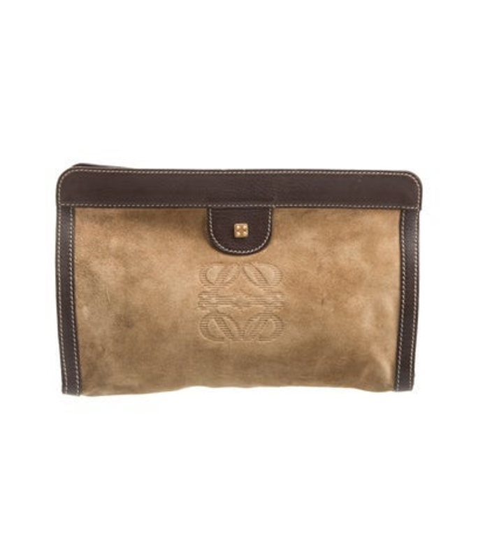 Loewe Suede Clutch