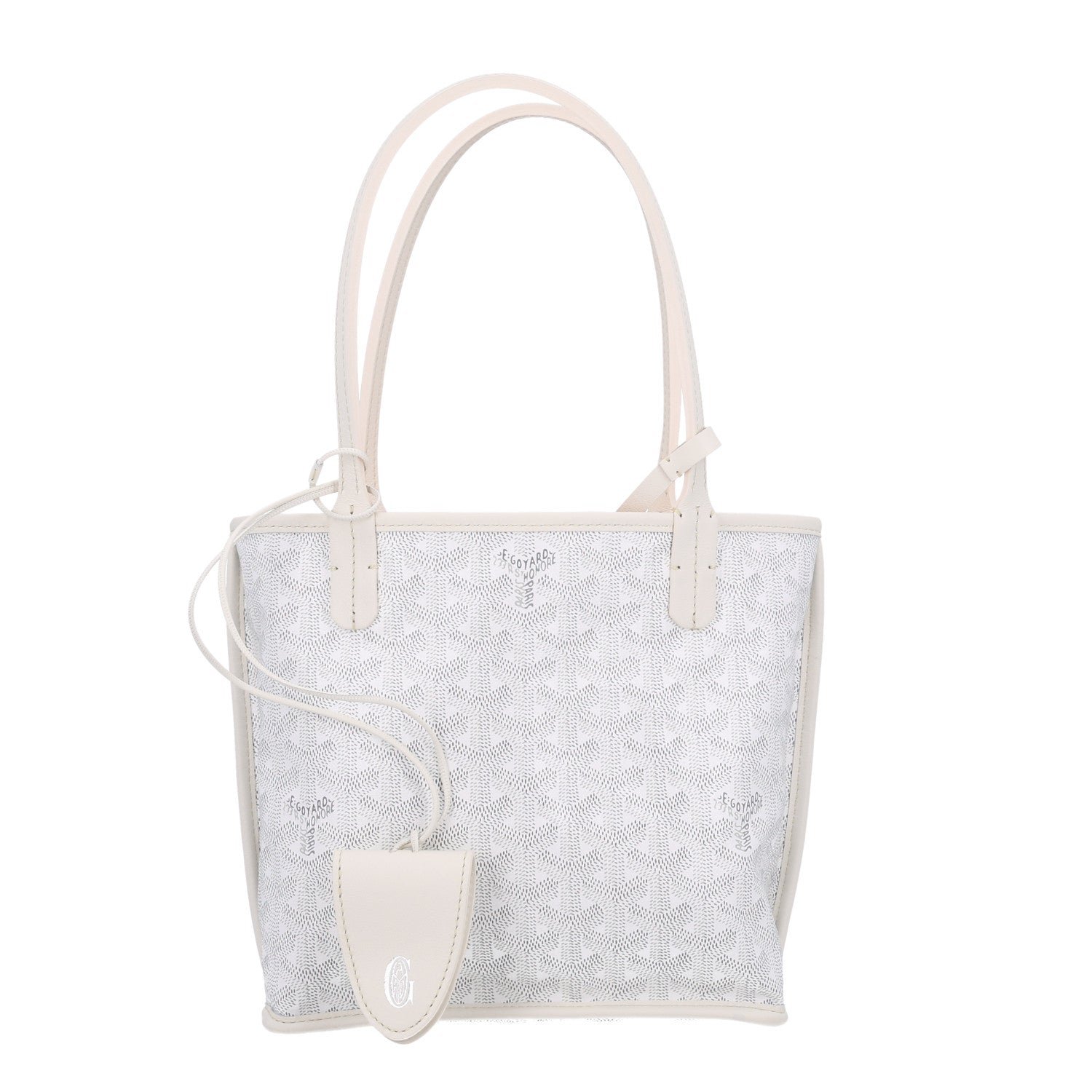 Goyard Goyardine Reversible Mini Anjou White