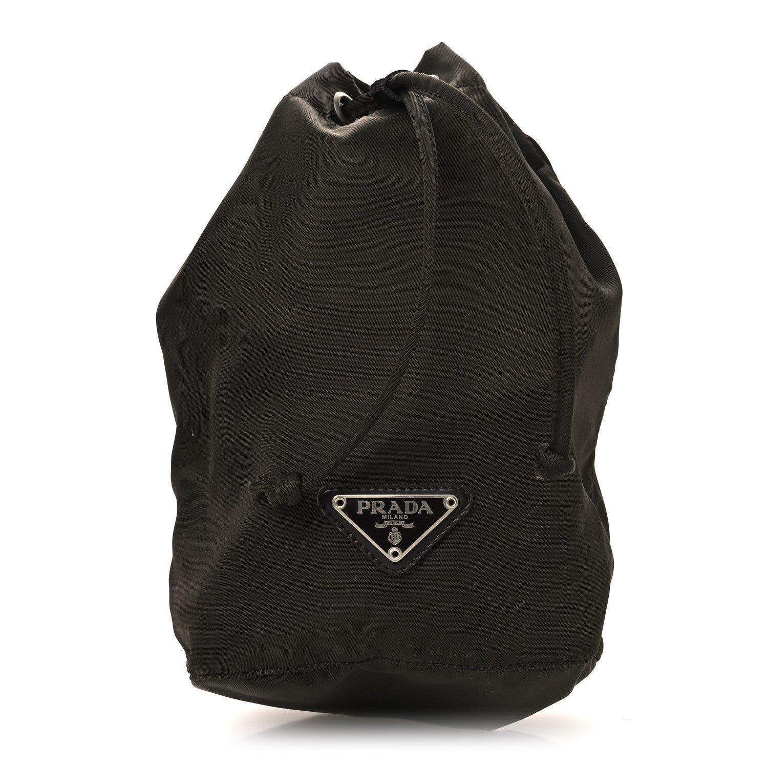 Prada Nylon Vela Drawstring Pouch Corinto
