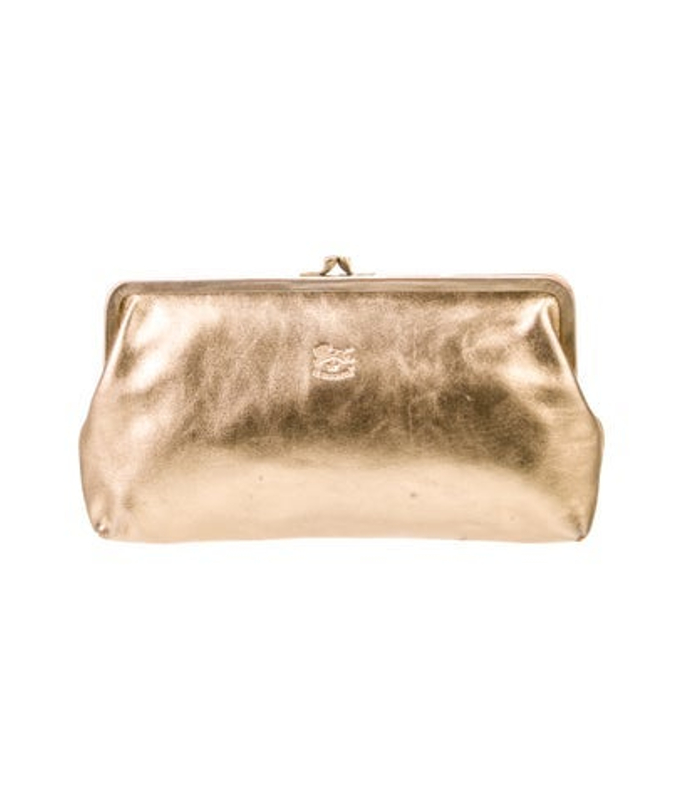 Il Bisonte Bisonte Leather Clutch
