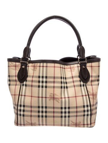 Haymarket Check Top Handle Bag