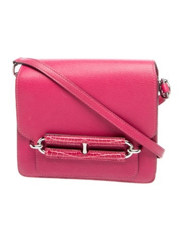Hermes Evercolor & Alligator Mini Sac Roulis Touch 18