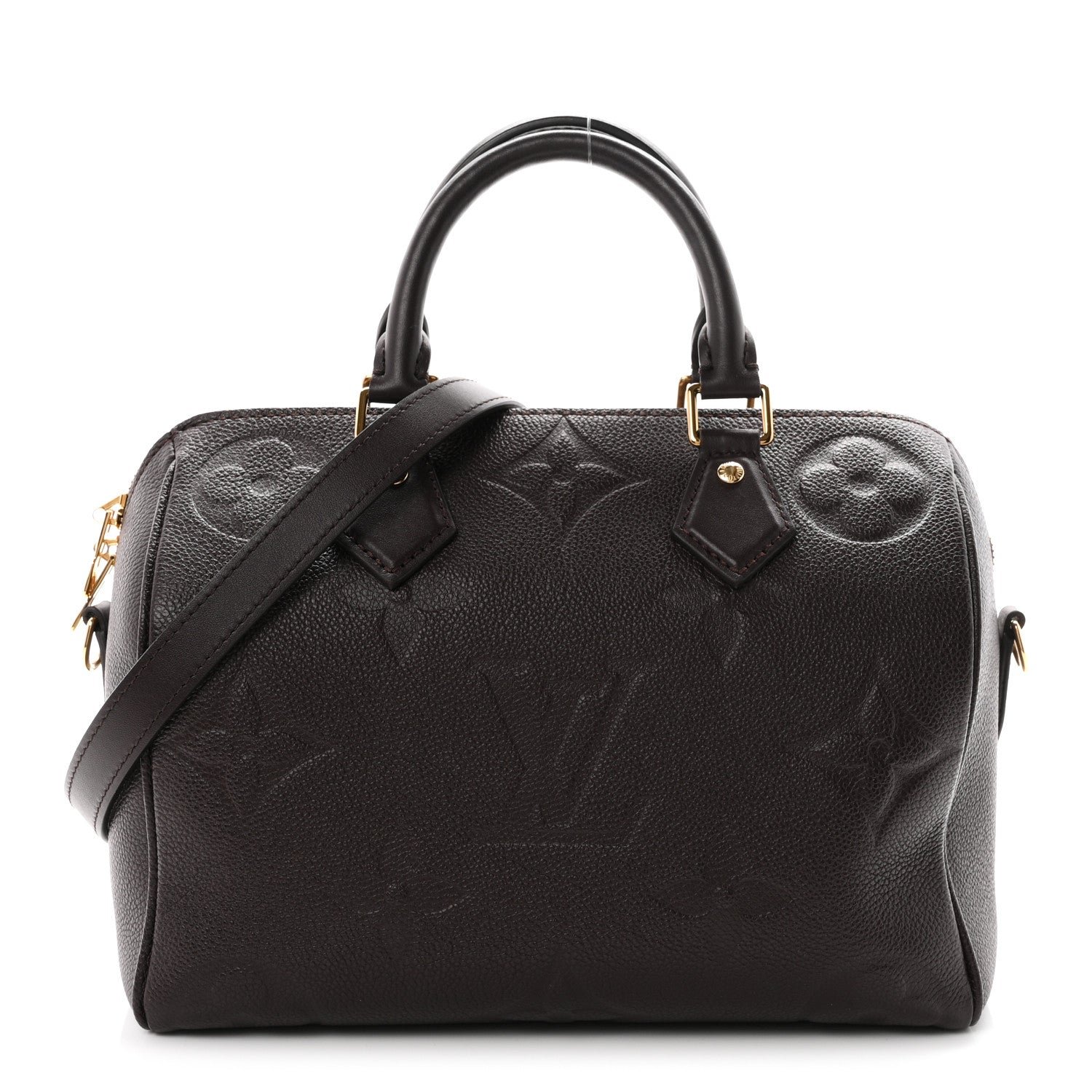 Louis Vuitton Empreinte Monogram Giant Speedy Bandouliere 25 Chocolate