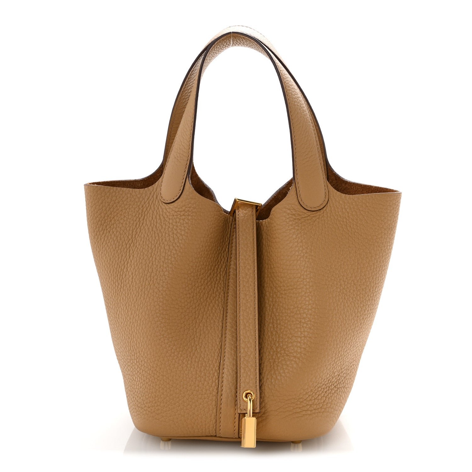 Hermes Taurillon Clemence Picotin Lock 18 PM Biscuit