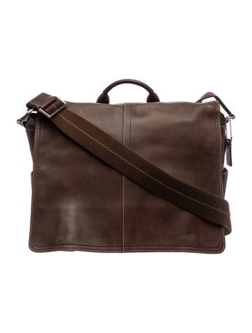 Coach Leather Messenger Bag