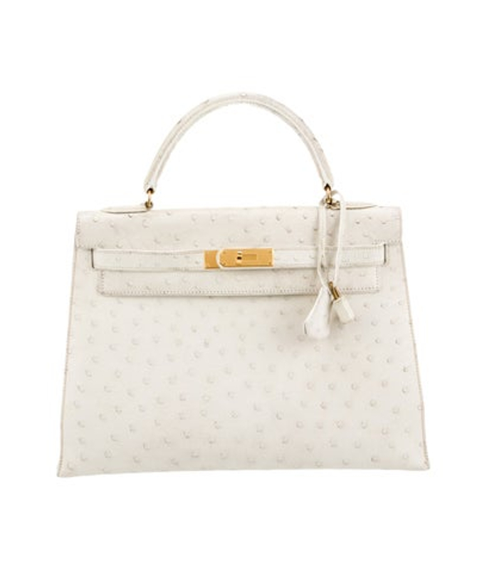Hermes Ostrich Kelly Sellier 32