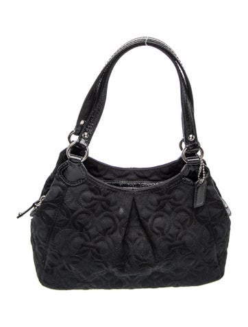 Jacquard Top Handle Bag