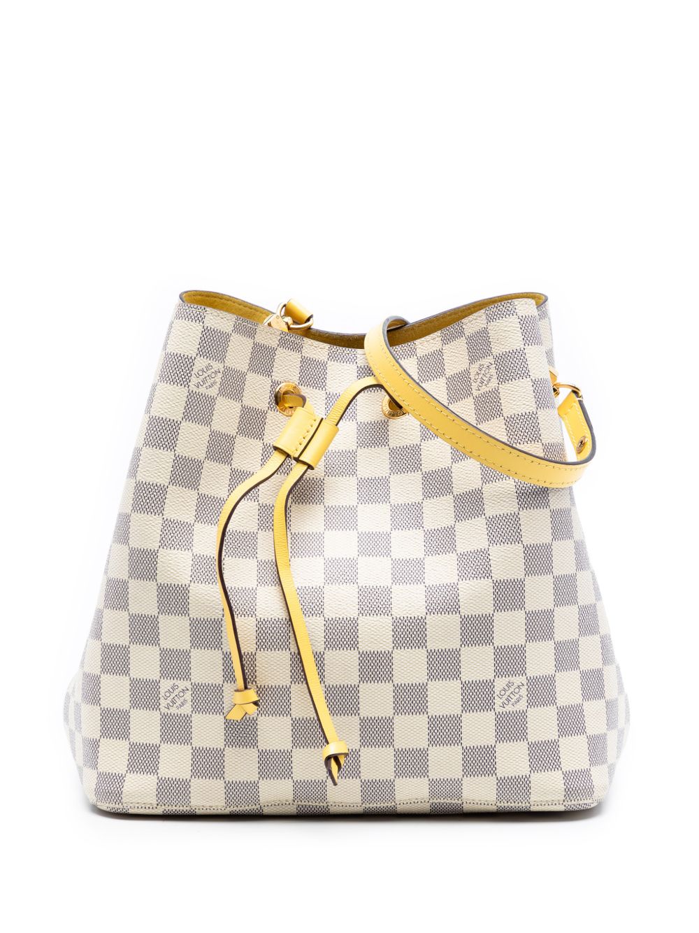 Louis Vuitton 2019 Damier Azur Neonoe MM bucket bag
