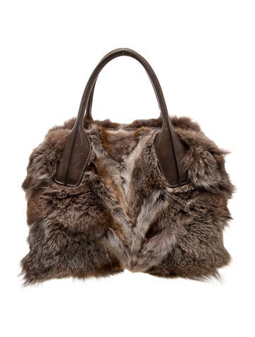 Tod's Fur Top Handle Bag
