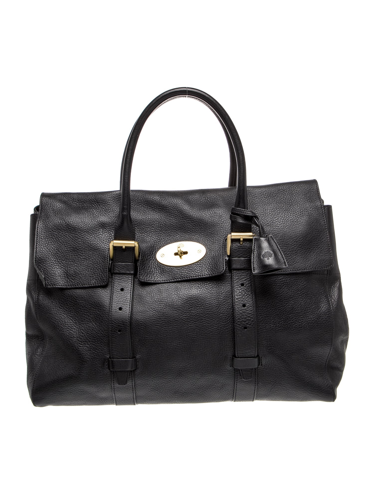 Mulberry Leather Weekender Bag