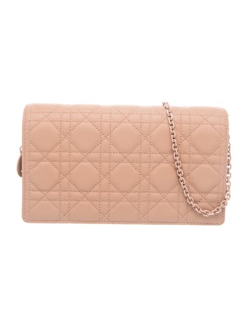 Dior Quilted Wallet on a Chain