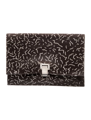 Proenza Schouler Calf Hair Clutch