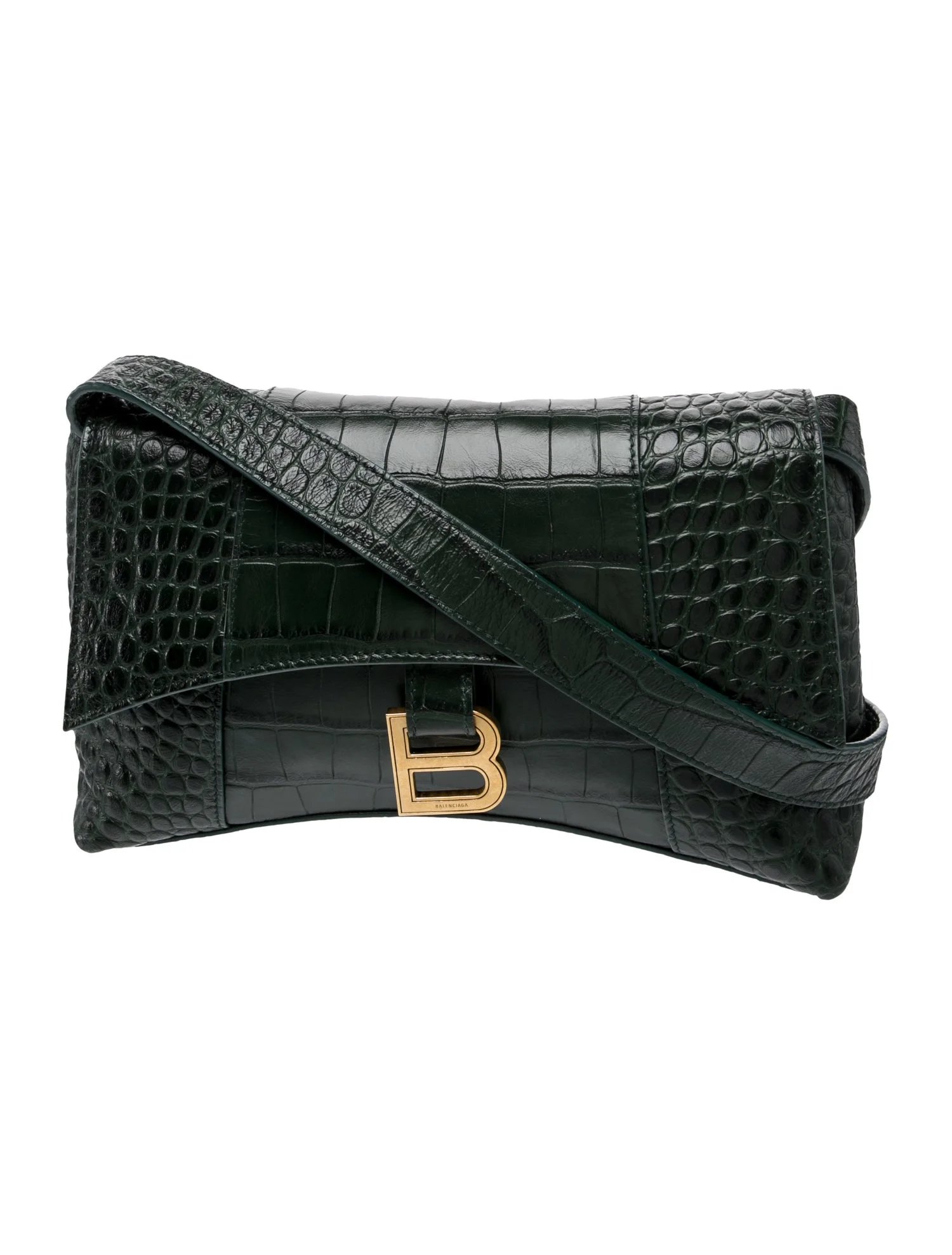 Embossed Leather Hourglass Small