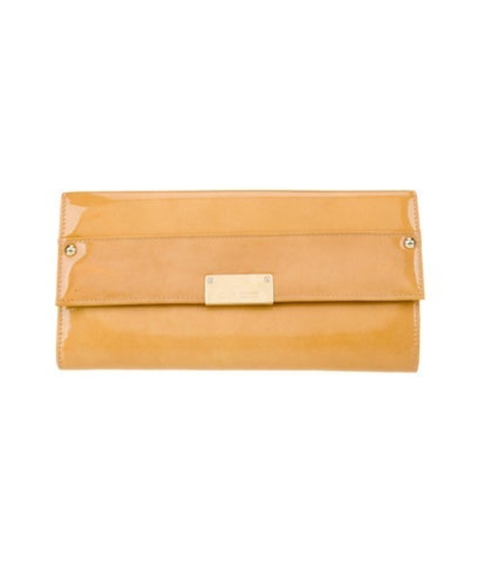 Jimmy Choo Choo Patent Leather Clutch