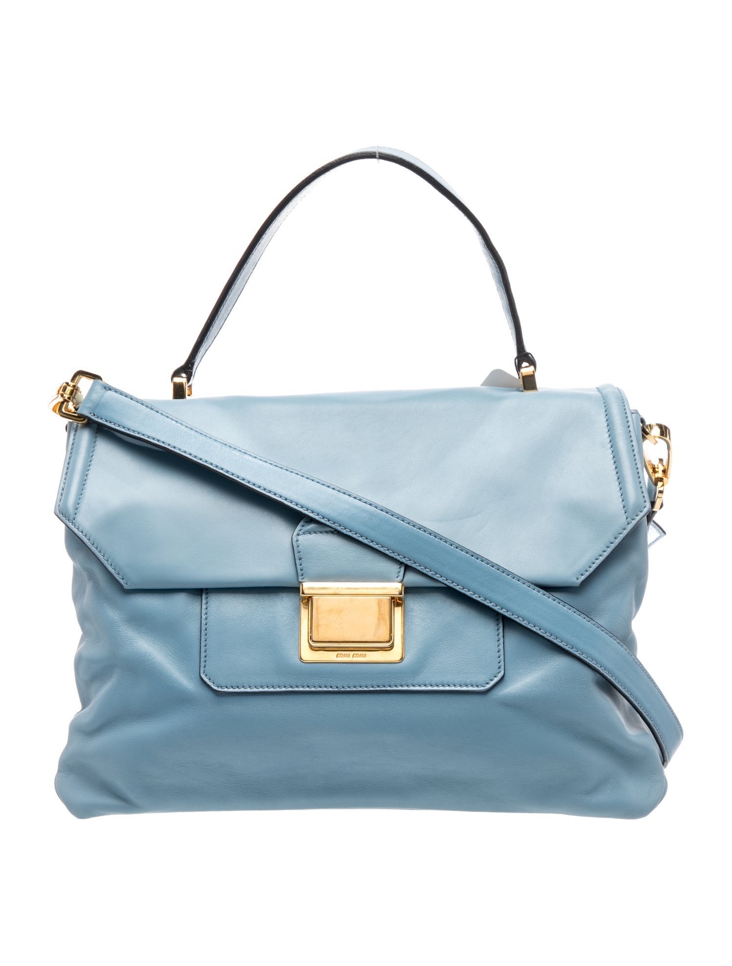 Leather Top Handle Bag