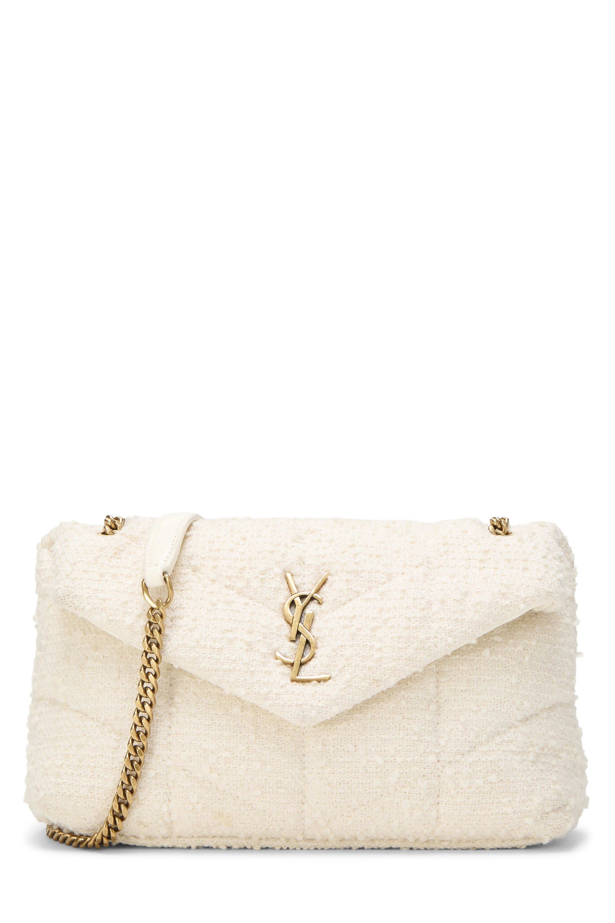White Tweed Puffer Lou Lou Toy