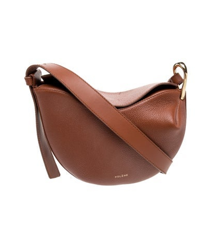 Polene Leather Messenger Bag