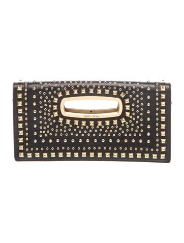 Jimmy Choo Rockstud Studded Clutch Medium