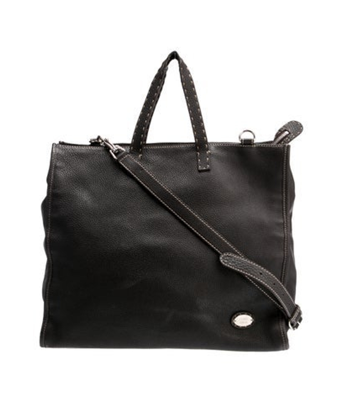 Fendi Leather Top Handle Bag