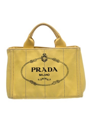 Enameled Metal Triangle Logo Canapa Tote