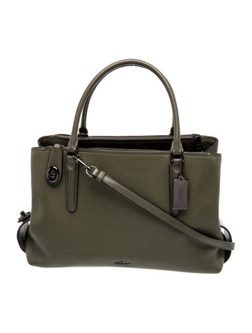Leather Top Handle Bag