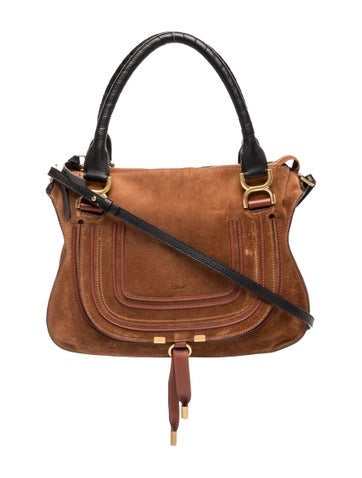 Suede Marcie Shoulder Bag