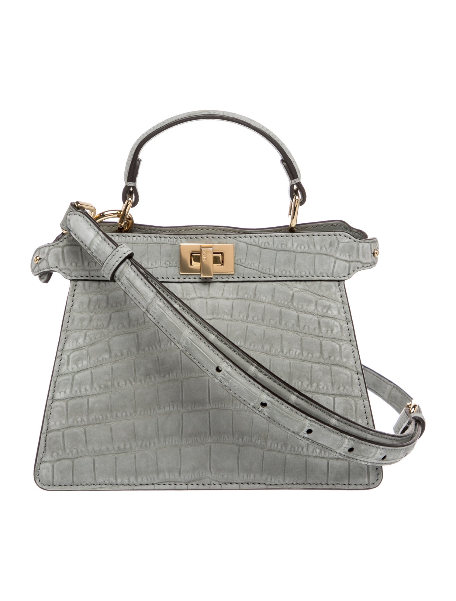 Fendi Crocodile Peekaboo Petite 2025