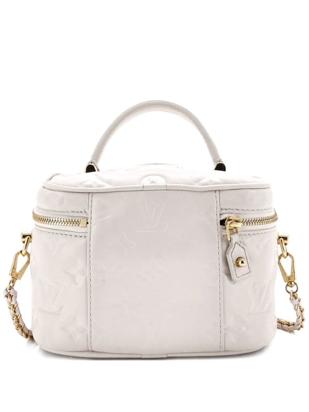 Louis Vuitton Vanity Handbag Monogram Embossed Lambskin PM shoulder bag