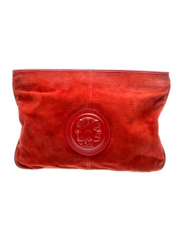 Suede Clutch Vintage