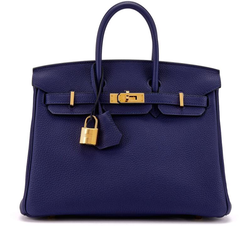 Bleu Encre Togo Birkin 25 Gold Hardware, 2018