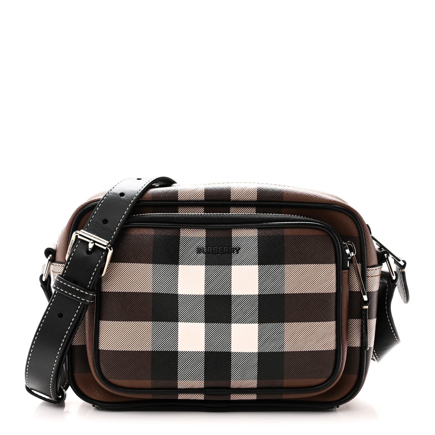 Burberry Canvas Check Paddy Messenger Birch Brown
