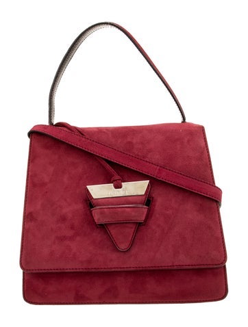 Loewe Suede Top Handle Bag