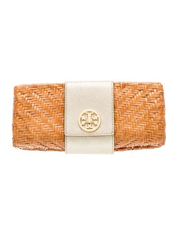Raffia Clutch