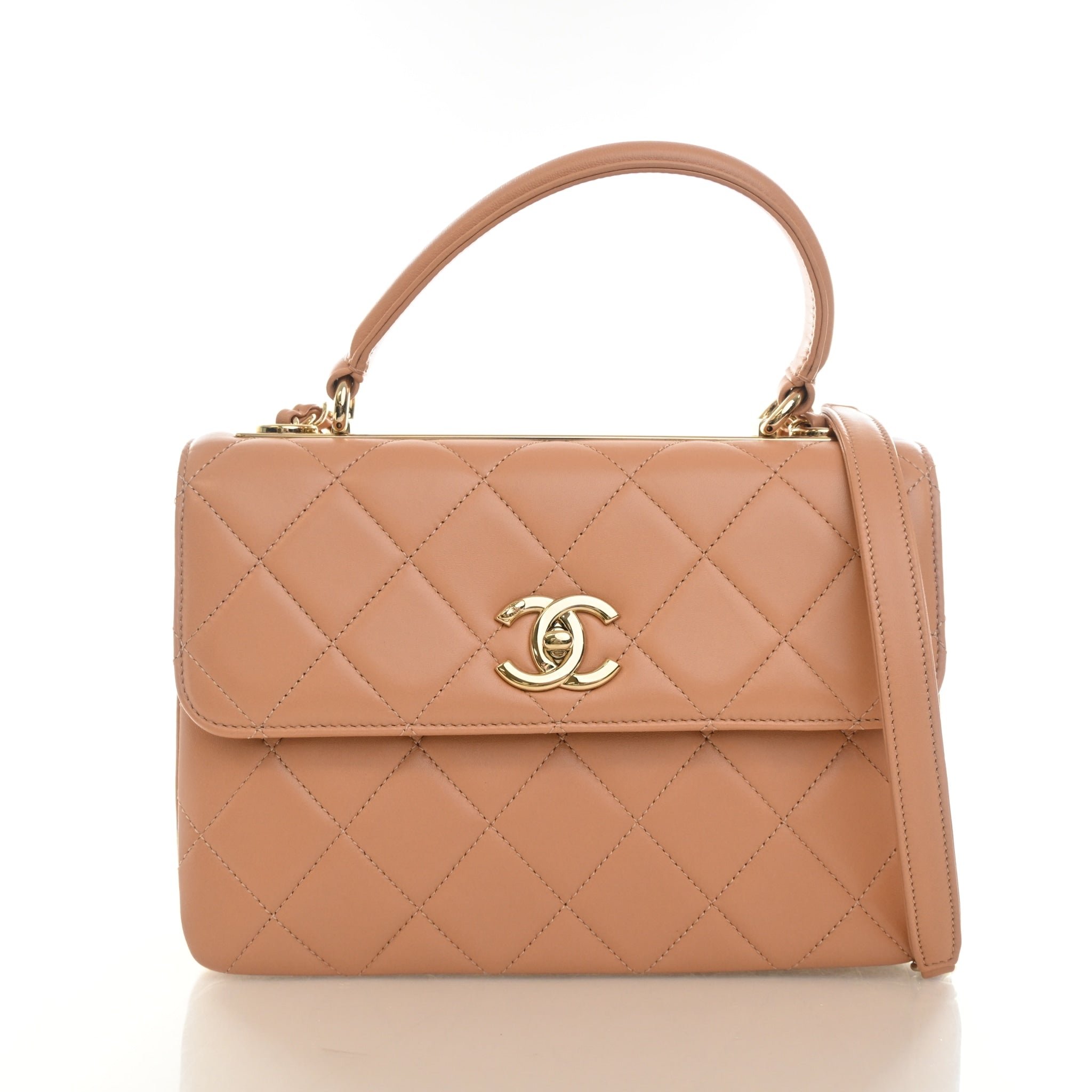 Chanel Small Lambskin Trendy CC Top Handle Bag